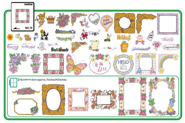 Brother Memory Card No. 74 Scrapbooking