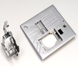Janome Acufeed 1/4 Inch Seam Foot & Straight Stitch Needle Plate