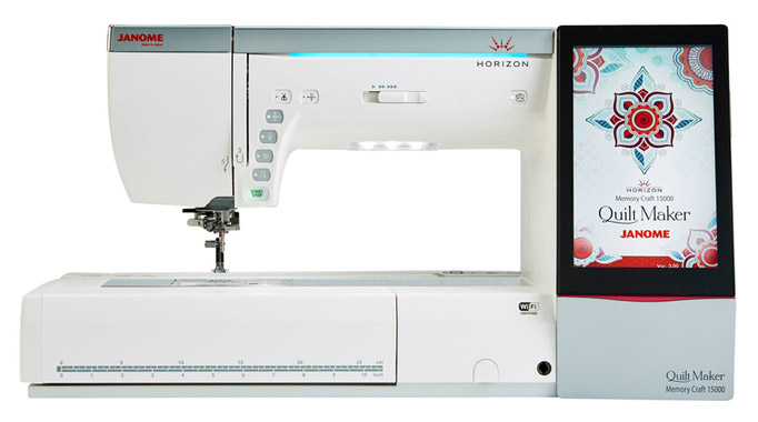 Janome MC15000 quilt maker from GUR