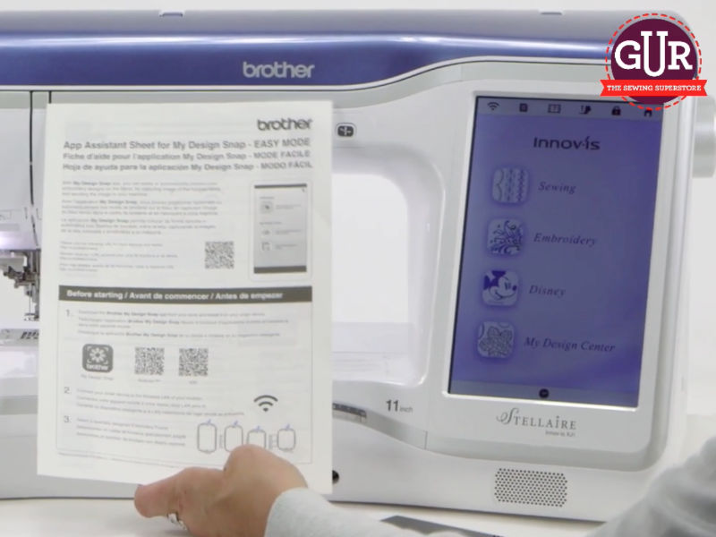 Using the My Design App on your Brother sewing machine Part 1