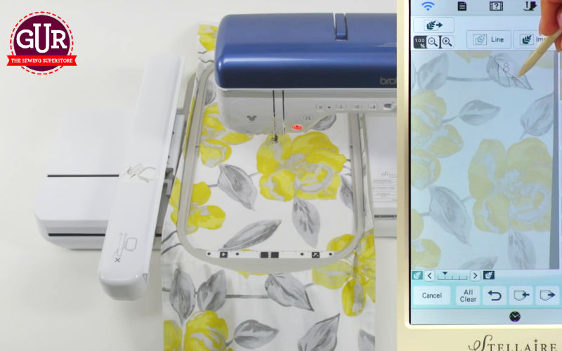 Advanced Mode Using the My Design App on your Brother sewing machine Part 5