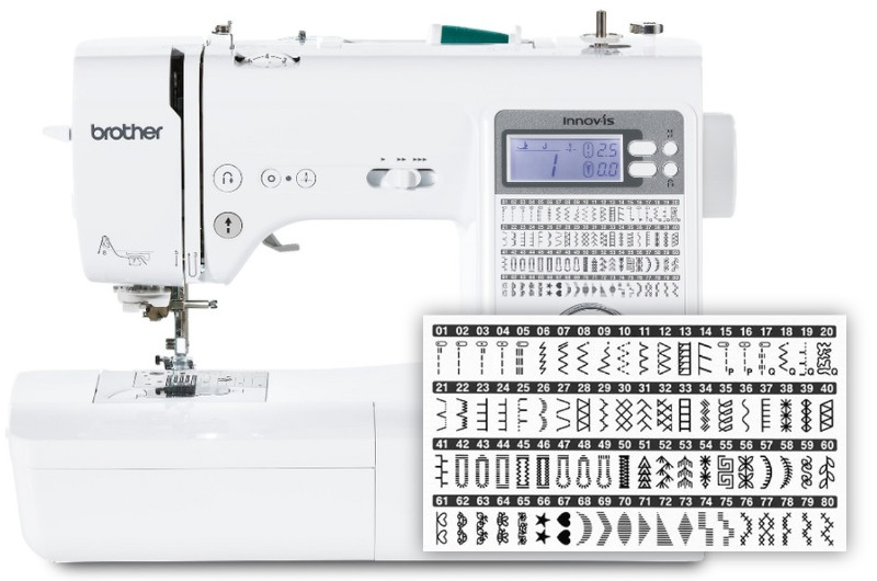 The Brother Innov-Is A80 computerised sewing machine from GUR