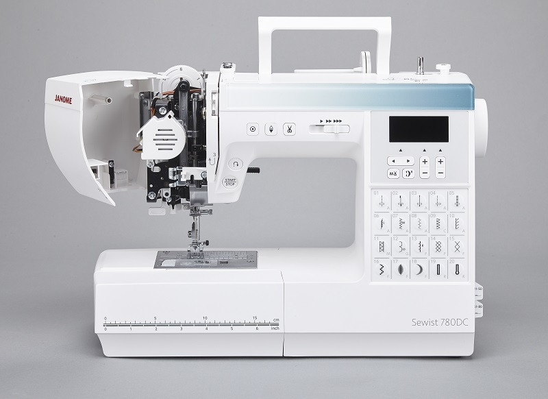 The Janome Sewist 780DC has an auto one step buttonhole with 3 styles