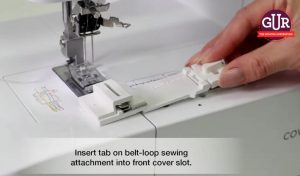 The Brother Coverstitch Belt Loop Guide from GUR Sewing Machines
