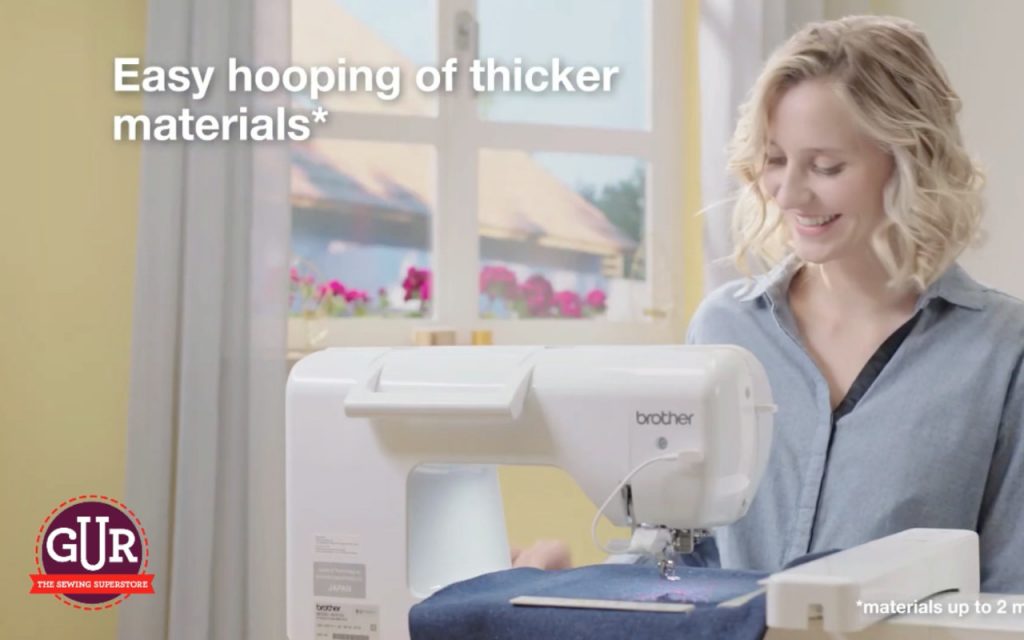 The Brother Innov-is NV880E home embroidery machine from GUR