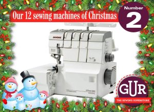 Janome 2000D AirThread 2,3 & 4 thread overlocker from GUR