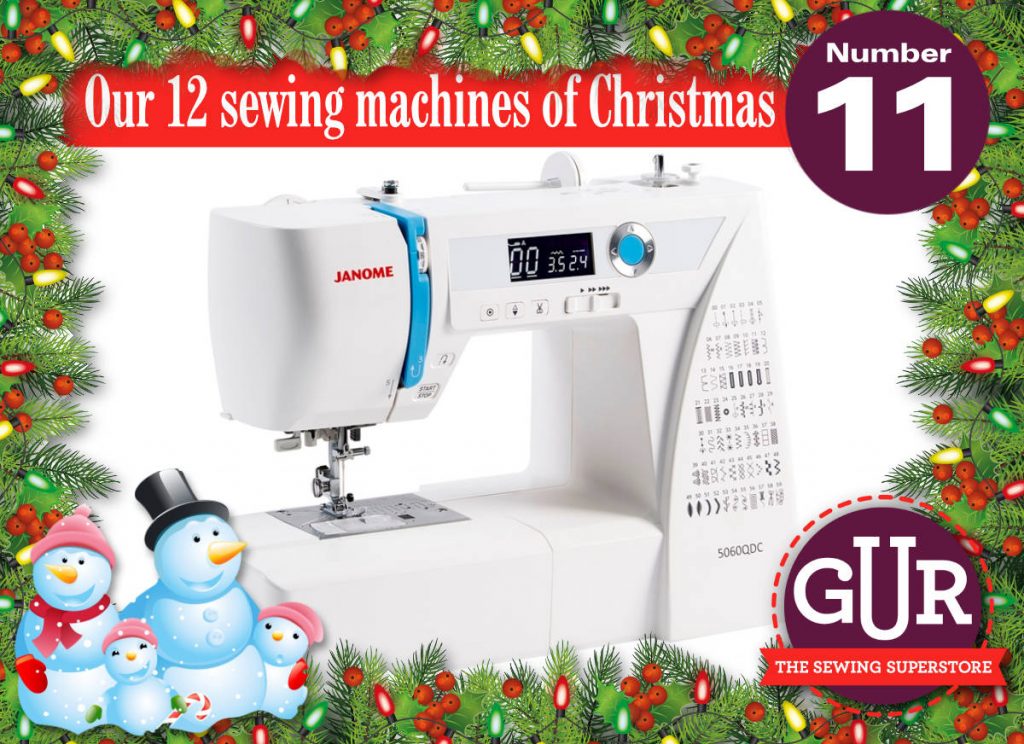 Janome 5060 QDC Sewing and Quilting Machine Plus Wide Table & Bonus Quilting Pack from GUR