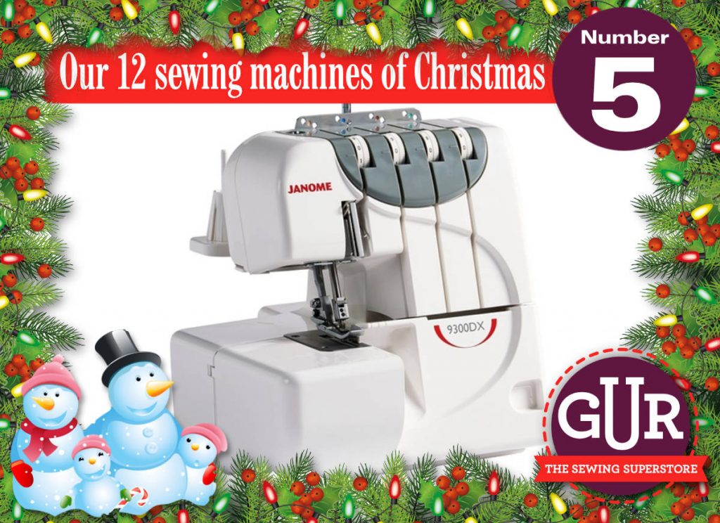 The Janome 9300DX 3 & 4 Thread Overlocker from GUR