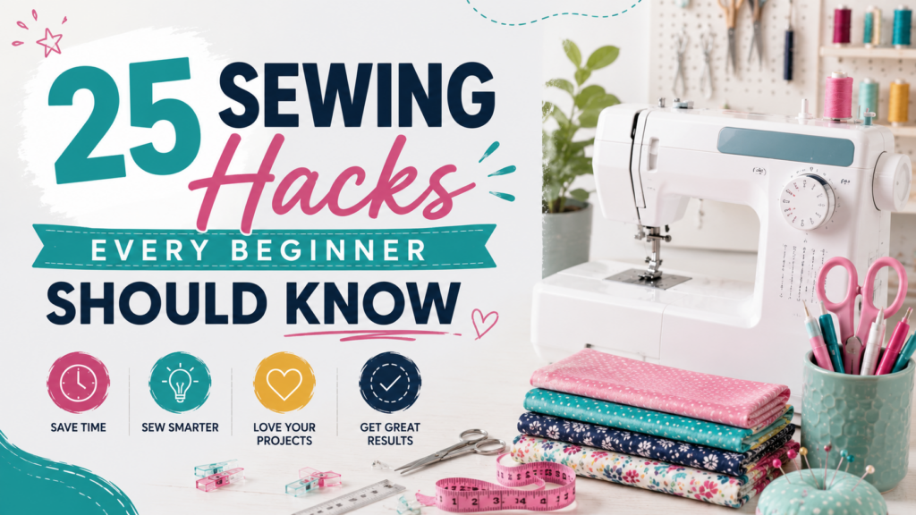 25 sewing hacks for beginners