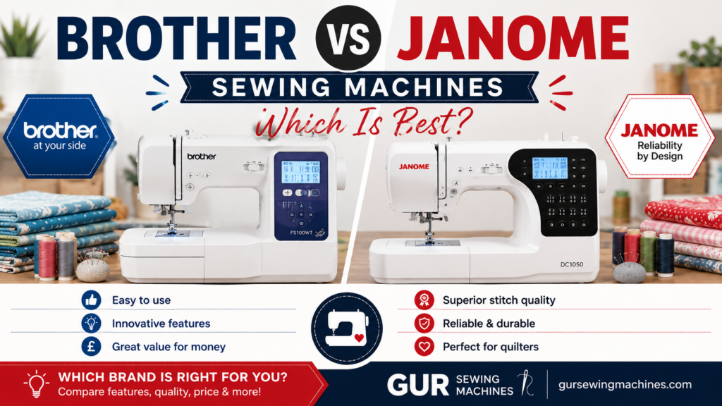 brother vs janome sewing machines - which is best