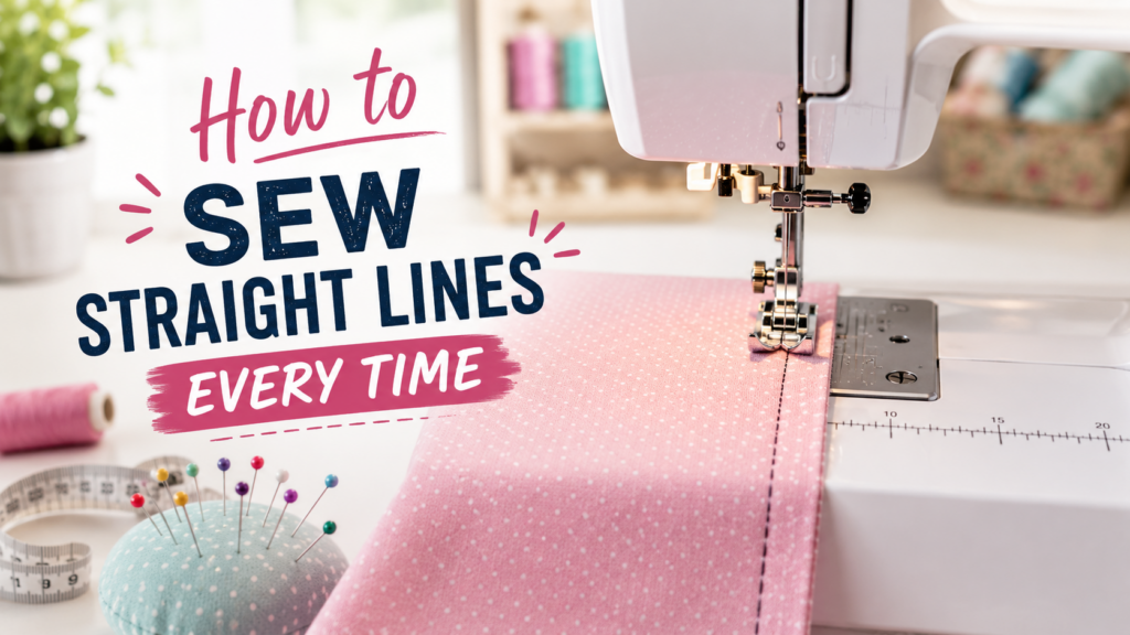 how to sew straight lines every time