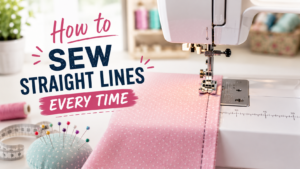 how to sew straight lines every time