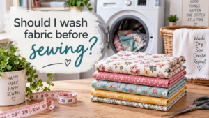 Should I wash fabric before sewing?