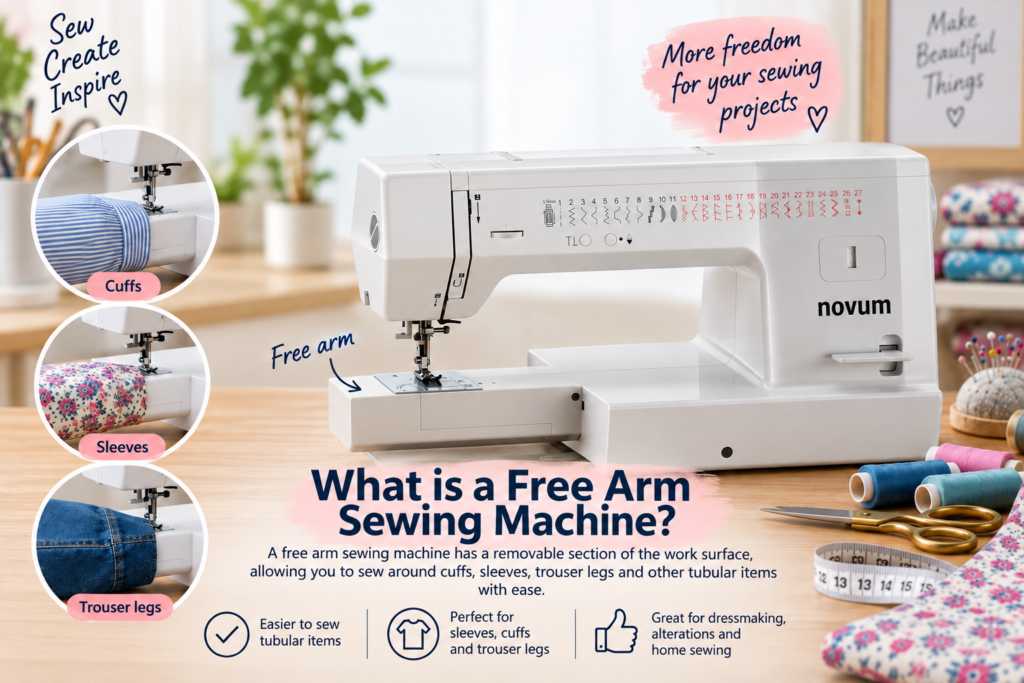 what is a free arm sewing machine