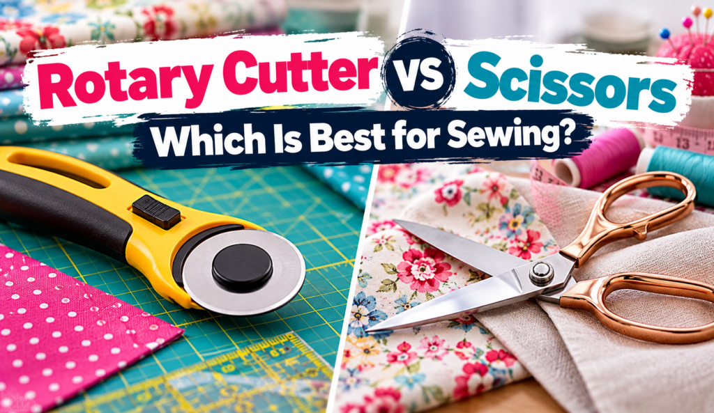 Rotary Cutters Vs Scissors - what is best for sewing