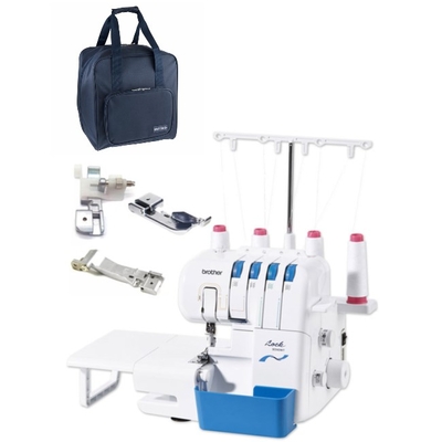 Includes Extension Table, Overlock Bag, Overlock Feet, Trim Trap & DVD
