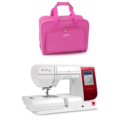 Elna Experience Table & Pink Sewing Bag