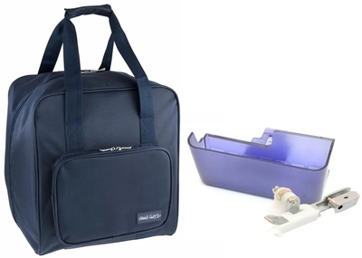 FREE Overlock Bag. Blind Stitch Foot, Trim Trap & DVD - Provided with your order