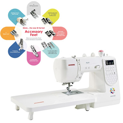 Janome M Series Table & Quilt Bonus Pack Included