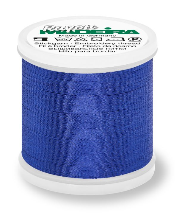 Madeira 9841_1134 | Rayon Embroidery Thread 1000m | Dark Sapphire