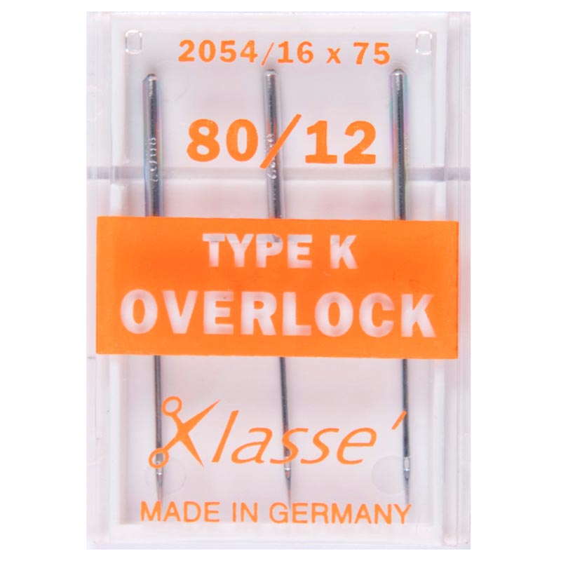 Klasse Overlocker Needles: Type K: 3 Pieces