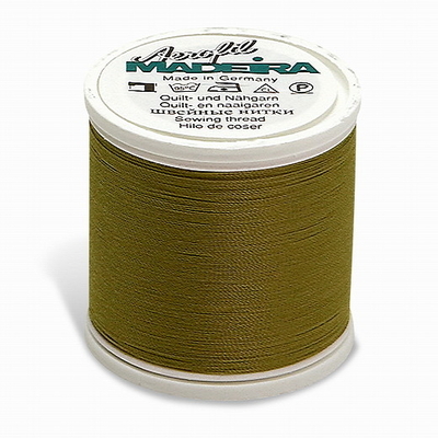 madeira aerofil sewing thread | 100m | no.120 | light khaki green