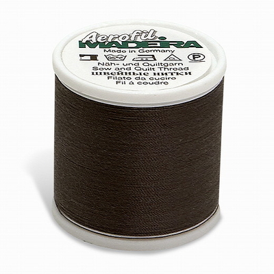madeira aerofil sewing thread | 100m | no.120 | grey