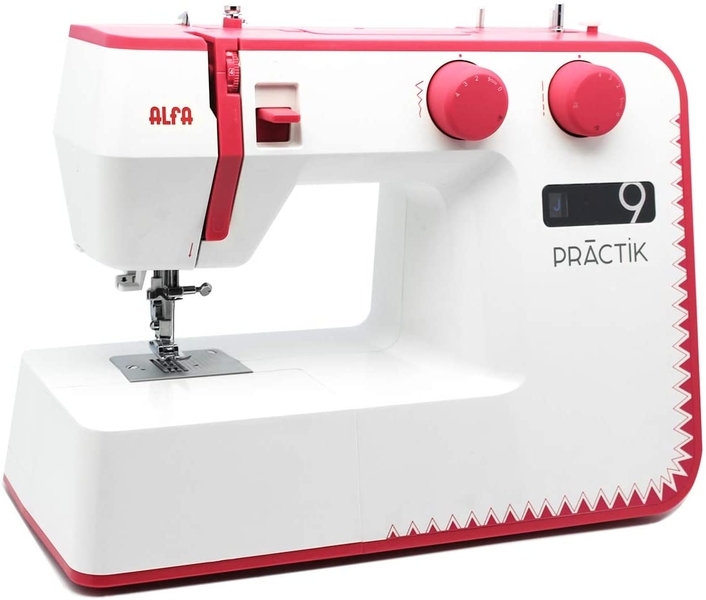 Alfa Practik 9 Red Sewing Machine Sewing Machine