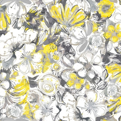 alyssa multi floral on white fabric