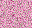 Bliss Pink Floral Vine & Dot on Pink Fabric