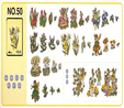 Brother Memory Card No. 50 Fairy and Floral Embroidery Design
