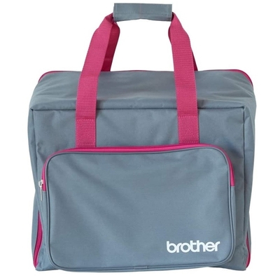 brother overlocking bag | grey & pink