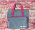 Brother Overlocking Bag | Grey & Pink  3