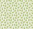 Bunny Love Crackle Green Bunnies on Beige Fabric 