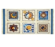 Celestial Day & Night Cream Fabric Panel  3
