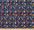 Conservatory Digital Birds Multi on Navy Fabric  4