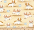 Cotton Tale Farm Cows on Tan Fabric Crafting 3