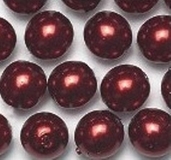 Cranberry Renaissance Glass Beads 4mm 345pk