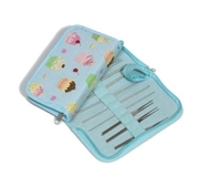 Cupcakes on Blue - Crochet Hook Set Filled [Clearance]