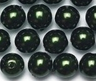 Dark Green Renaissance Glass Beads 4mm 345pk