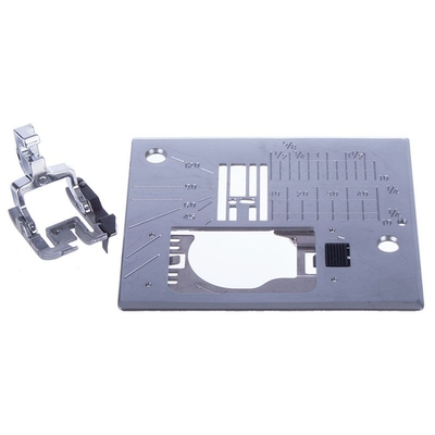 elna 846407007 | acufeed 1/4 seam foot and straight stitch needle plate