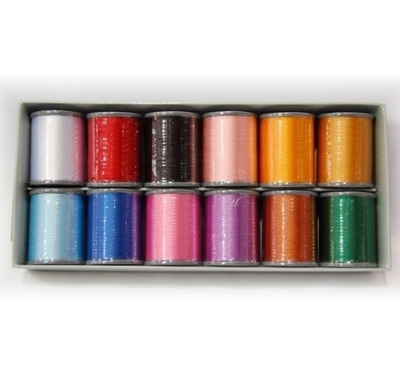 Embroidery Thread 12 Colours 