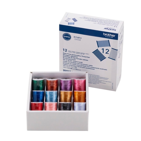 Embroidery Thread 12 Colours 2