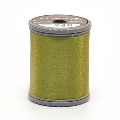 janome embroidery thread - moss green | j-207246