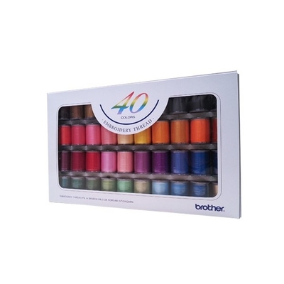 Embroidery Thread 40 Colours Set ETS40