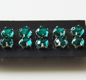 Emerald Crystal Beads 5mm