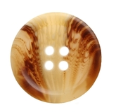 Four Hole Bone Effect Buttons 15mm 10pk