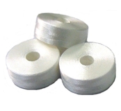 Gem White Pre Wound Bobbin Thread 144pk
