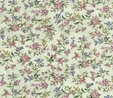 Grateful Heart Small Viney Floral on Green Fabric Crafting 2