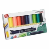 Gutermann 734566 | Sew-All Thread Set | 10 x 100m with Cartridge Pencil